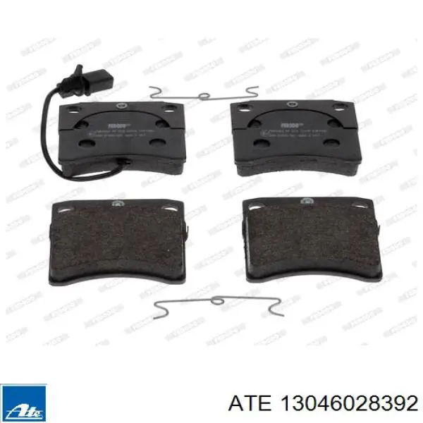 Колодки гальмівні передні, дискові 13046028392 ATE