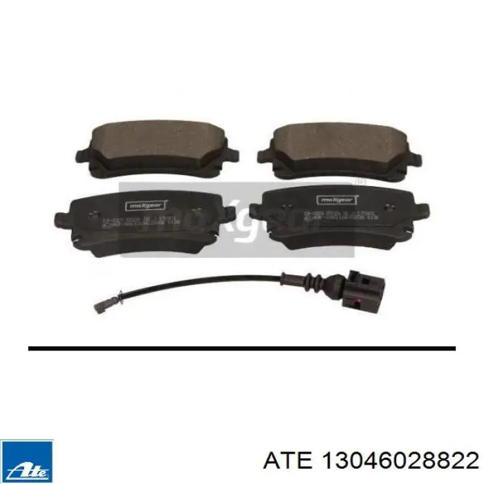 Задні гальмівні колодки ATE 13046028822 ціна, від 40.50 USD