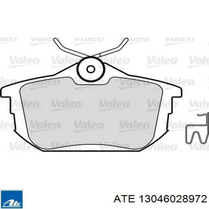 Колодки гальмові задні, дискові 13046028972 ATE