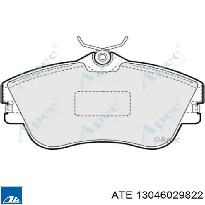 Тормозні колодки ATE 13046029822