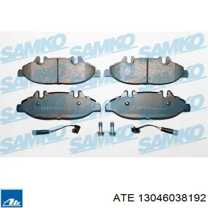 Купити 13046038192 ATE Колодки гальмівні передні, дискові