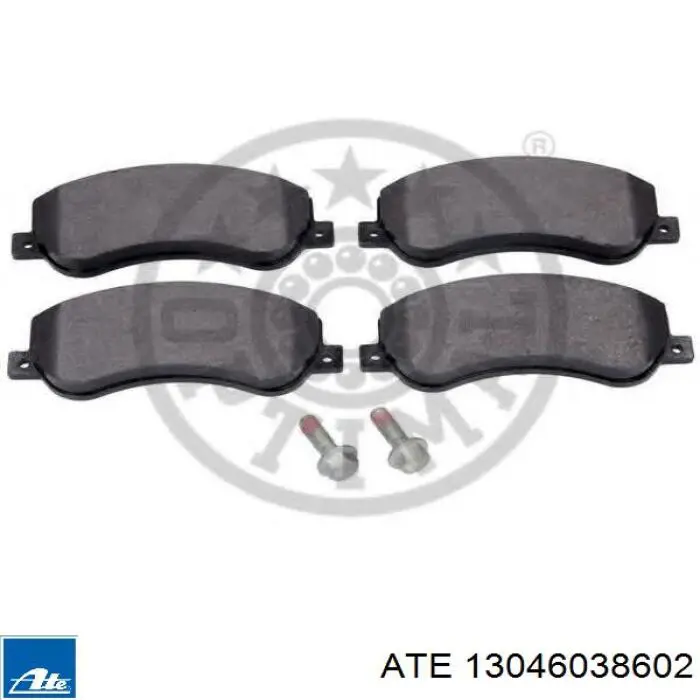 Передні тормозні колодки 13046038602 ATE