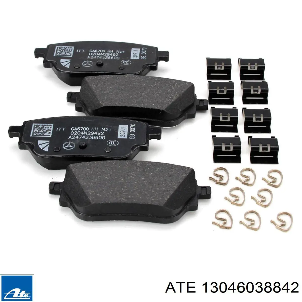 Задні гальмівні колодки Cifam 82211950 ціна, від 19.30 USD
