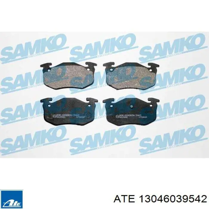 Задні гальмівні колодки ATE 13046039542 ціна, від 13.65 USD