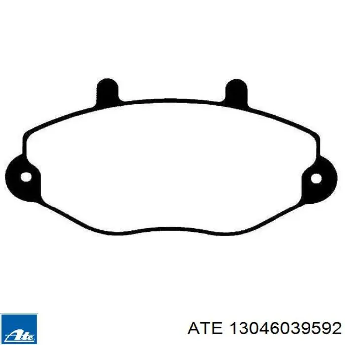 Гальмівні колодки ATE 13046039592 ціна, від 17.82 USD