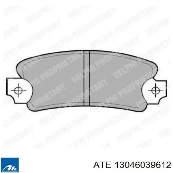 Задні гальмівні колодки ATE 13046039612 ціна, від 13.43 USD