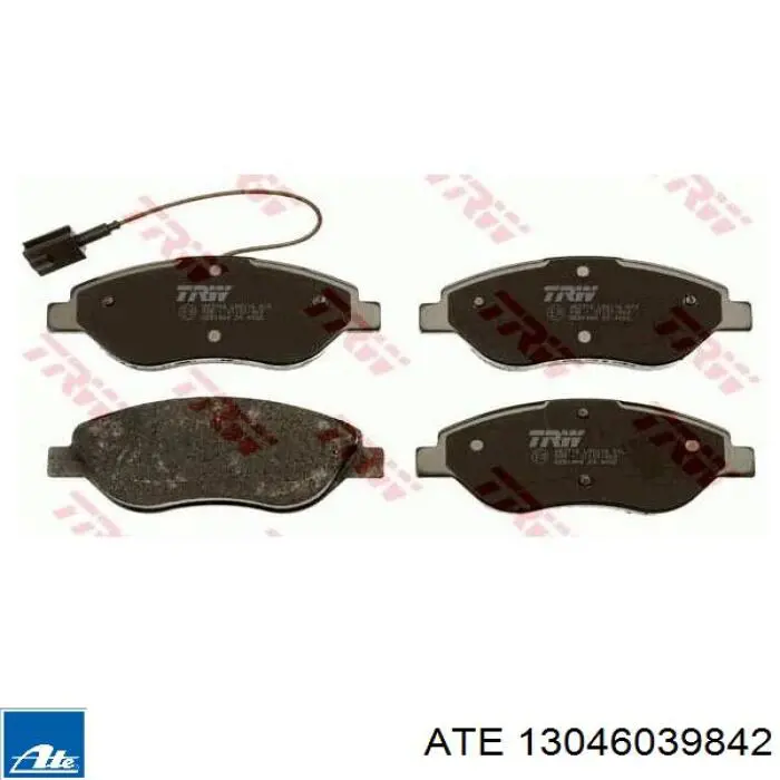 Передні тормозні колодки 13046039842 ATE