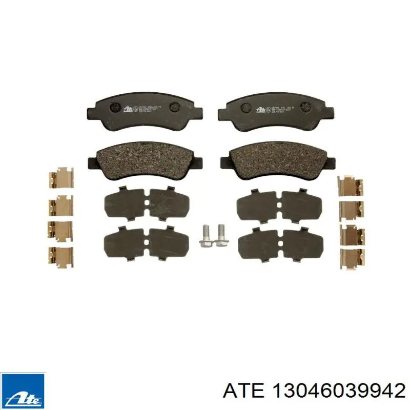 Гальмівні колодки ATE 13046039942 ціна, від 31.11 USD