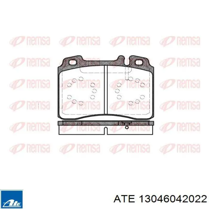 Колодки гальмівні передні, дискові 13046042022 ATE