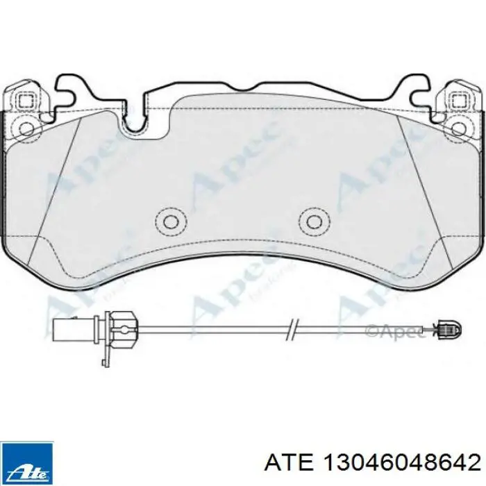 Гальмівні колодки ATE 13046048642 ціна, від 102.86 USD
