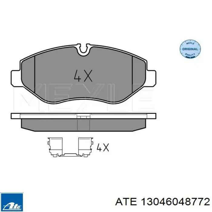 Тормозні колодки ATE 13046048772