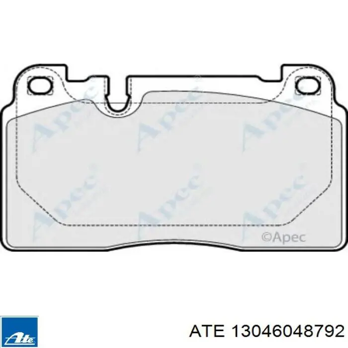 Гальмівні колодки ATE 13046048792 ціна, від 100.52 USD