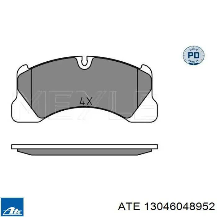 Гальмівні колодки ATE 13046048952 ціна, від 126.15 USD
