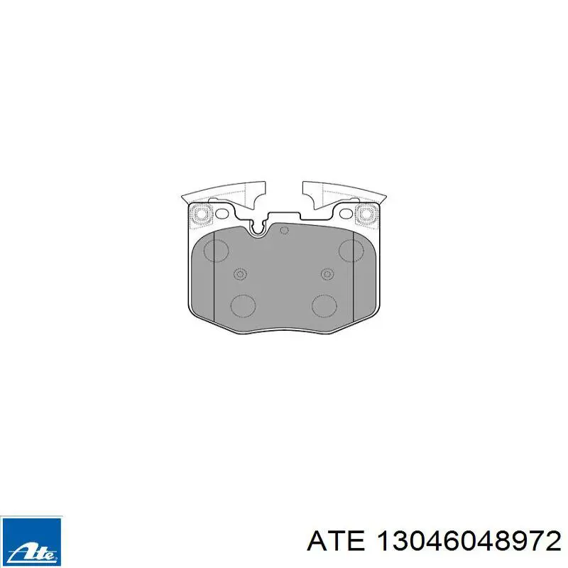 Гальмівні колодки ATE 13046048972 ціна, від 211.33 USD