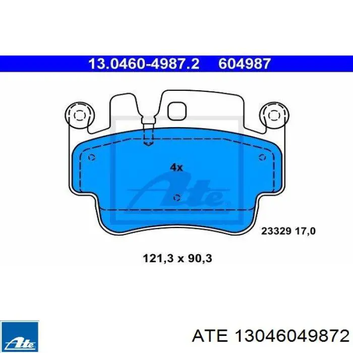 Гальмівні колодки VAG 99635294903 ціна, від 52.82 USD