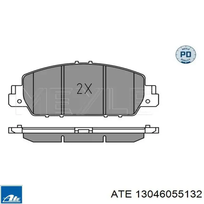 Передні тормозні колодки 13046055132 ATE