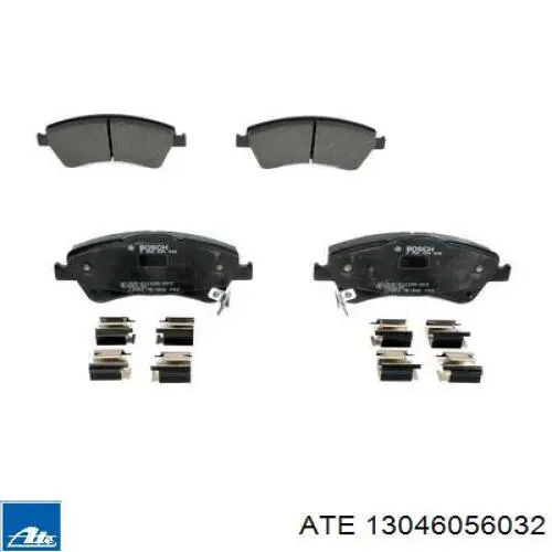 Гальмівні колодки ATE 13046056032 ціна, від 32.81 USD