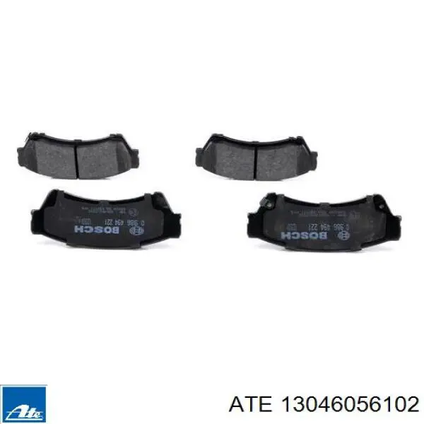 Гальмівні колодки ATE 13046056102 ціна, від 29.39 USD