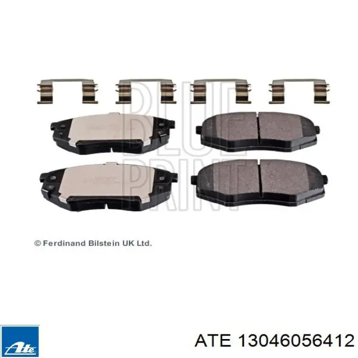 Передні тормозні колодки 13046056412 ATE