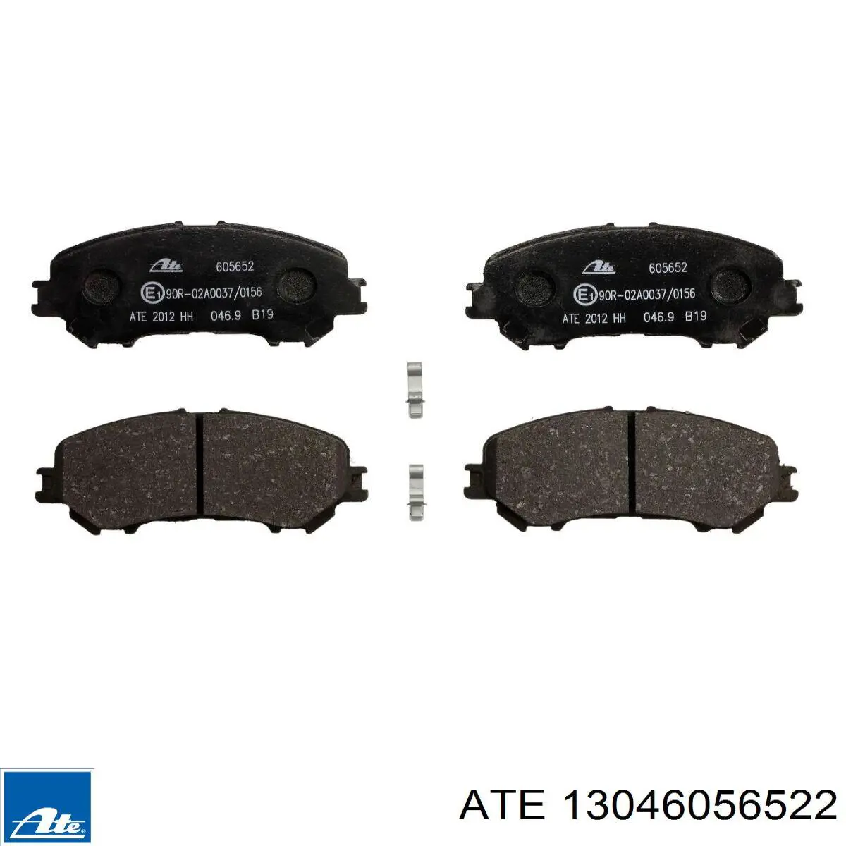 Тормозні колодки ATE 13046056522
