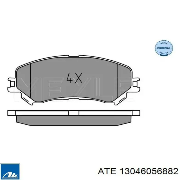Колодки гальмівні передні, дискові 13046056882 ATE