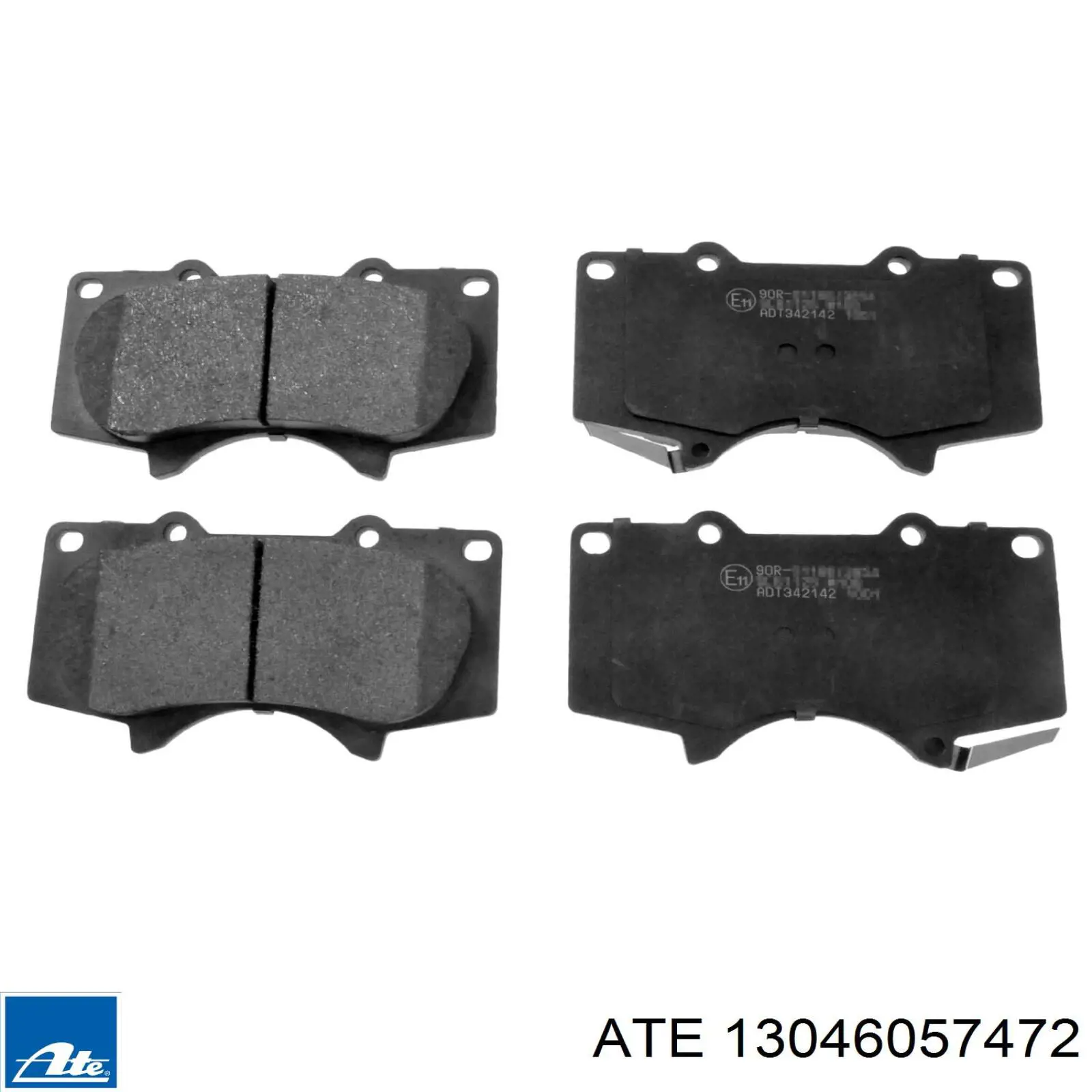 Гальмівні колодки ATE 13046057472 ціна, від 43.95 USD