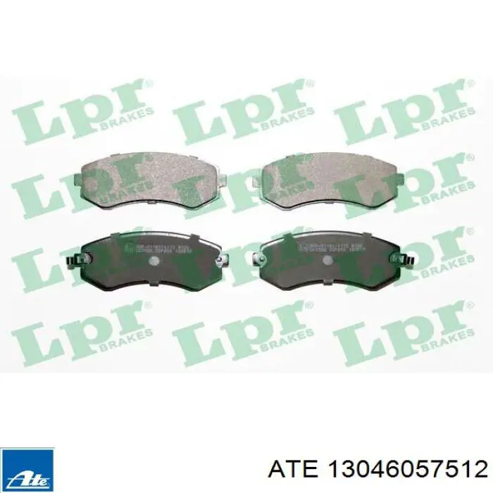 Передні тормозні колодки 13046057512 ATE