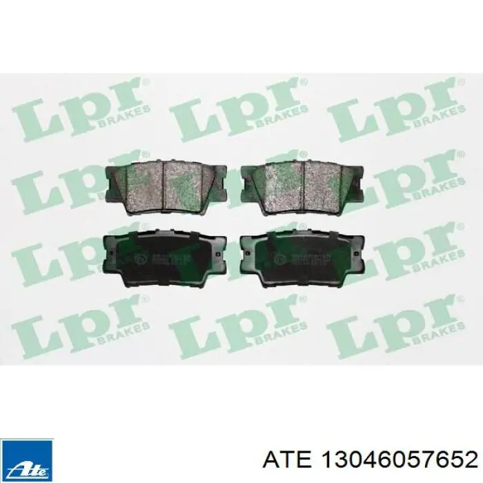 Задні гальмівні колодки ATE 13046057652 ціна, від 34.37 USD