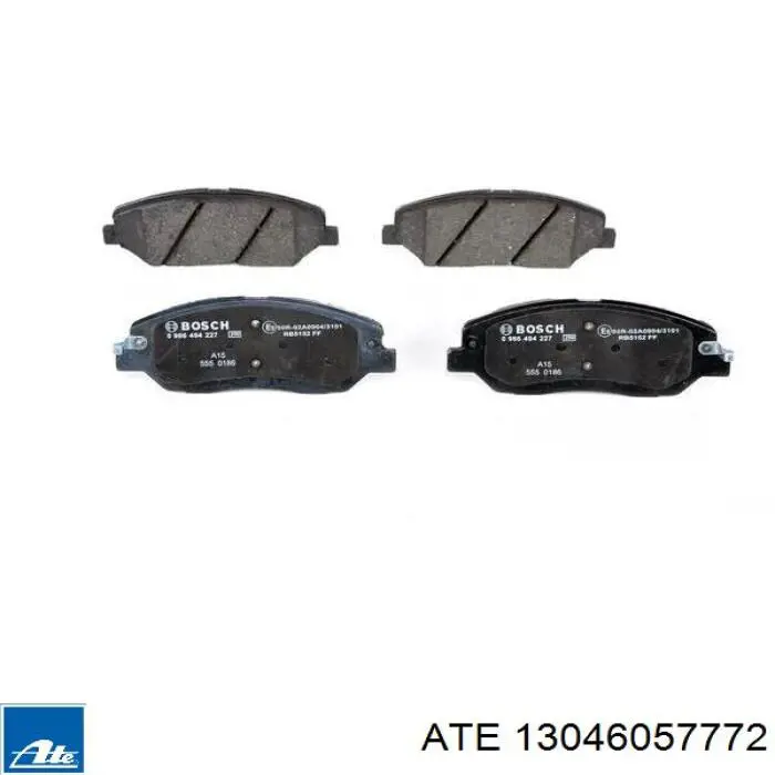Передні тормозні колодки 13046057772 ATE