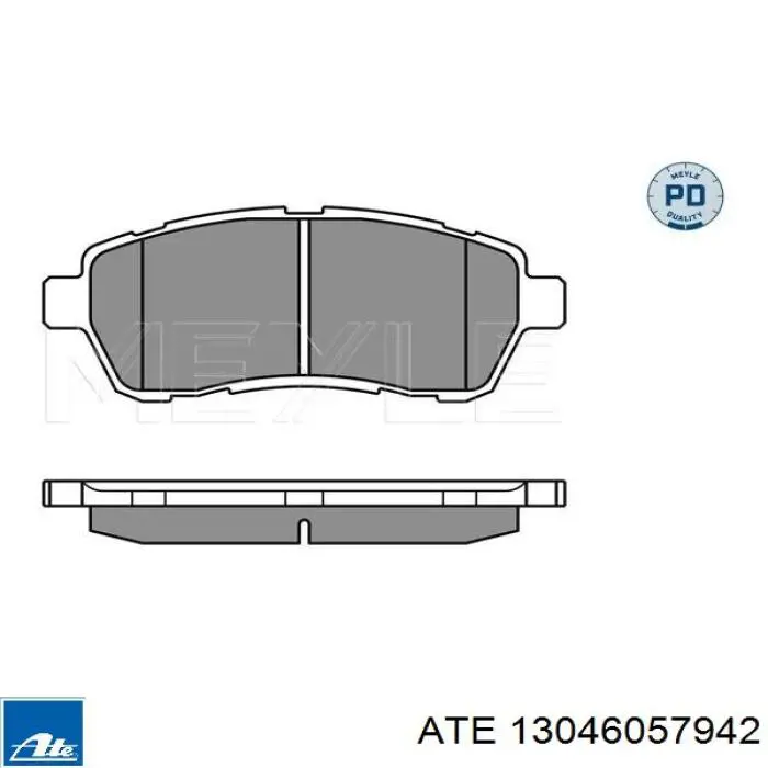 Гальмівні колодки ATE 13046057942 ціна, від 28.68 USD