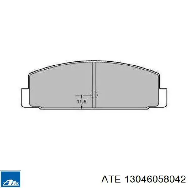 Купити 13046058042 ATE Задні колодки