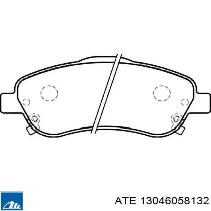 Гальмівні колодки ATE 13046058132 ціна, від 26.61 USD