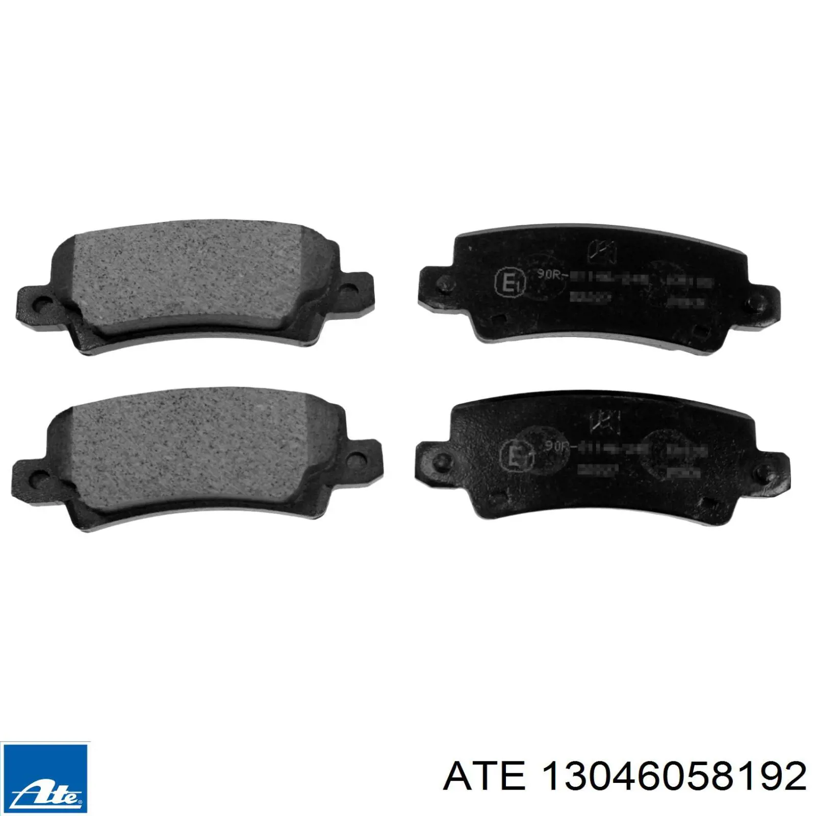 Задні гальмівні колодки ATE 13046058192 ціна, від 17.22 USD