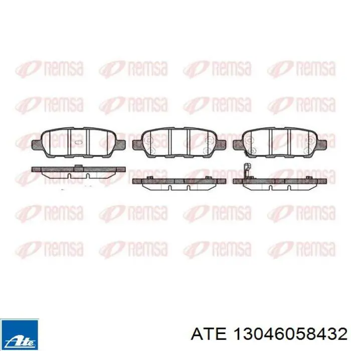 Задні гальмівні колодки ATE 13046058432 ціна, від 19.10 USD