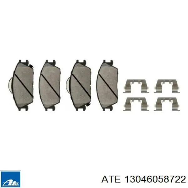 Тормозні колодки ATE 13046058722