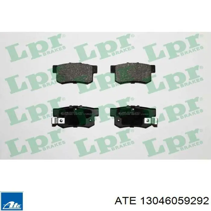 Задні гальмівні колодки ATE 13046059292 ціна, від 16.29 USD