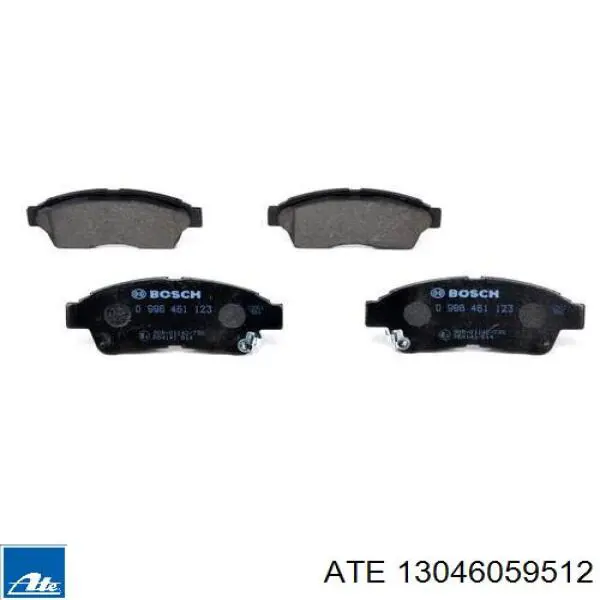 Гальмівні колодки ATE 13046059512 ціна, від 19.83 USD