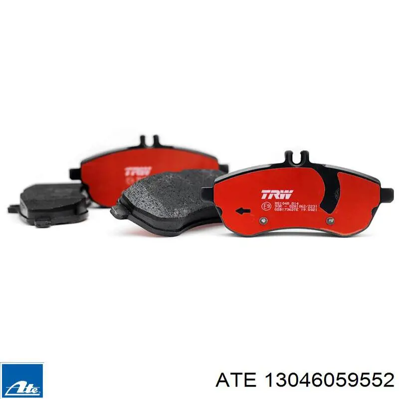 Гальмівні колодки ATE 13046059552 ціна, від 18.15 USD