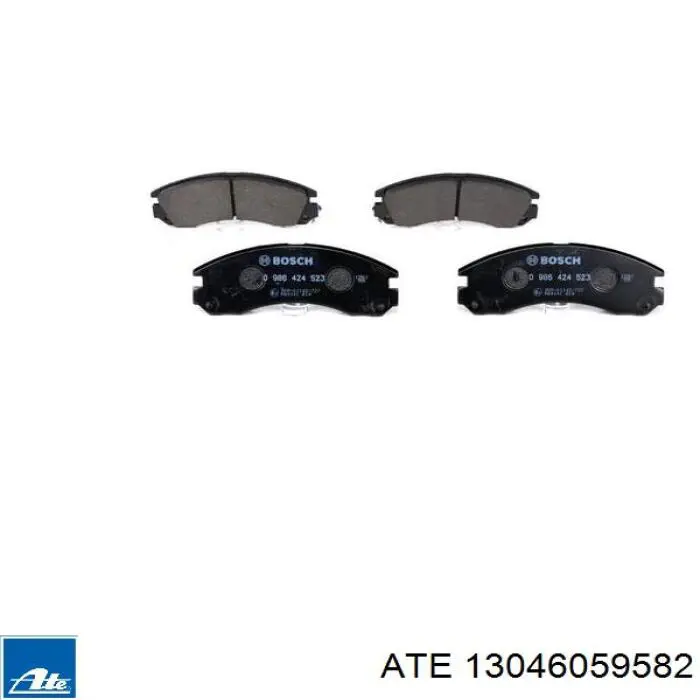 Гальмівні колодки ATE 13046059582 ціна, від 31.38 USD