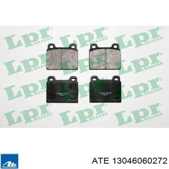 Передні тормозні колодки 016473 Peugeot/Citroen