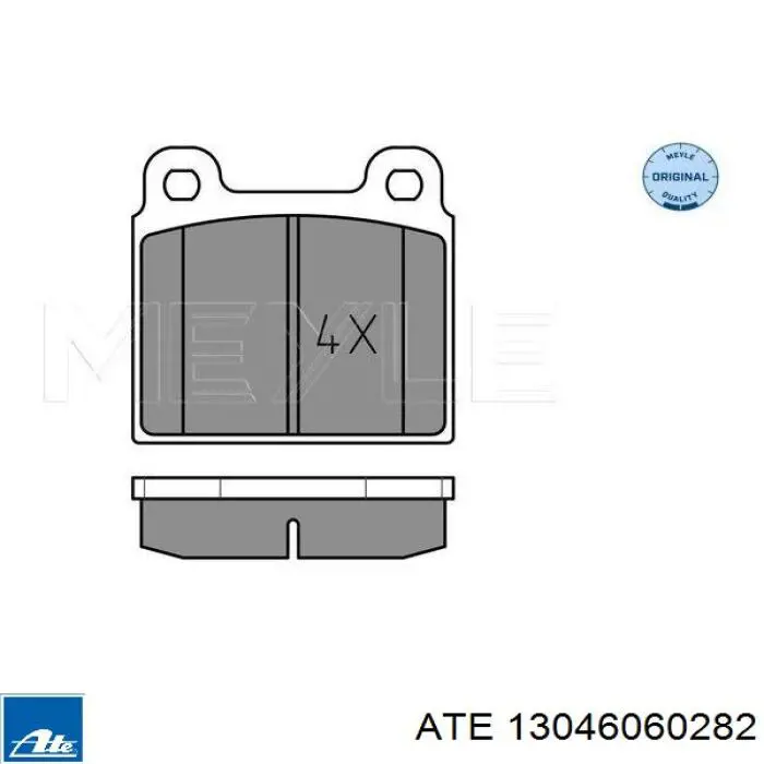 Колодки гальмівні передні, дискові 13046060282 ATE
