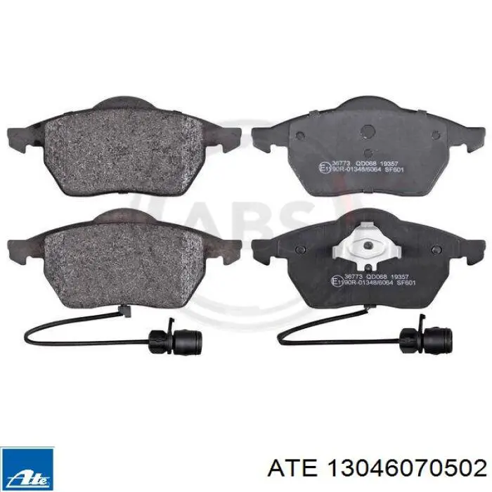 Гальмівні колодки ATE 13046070502 ціна, від 27.74 USD