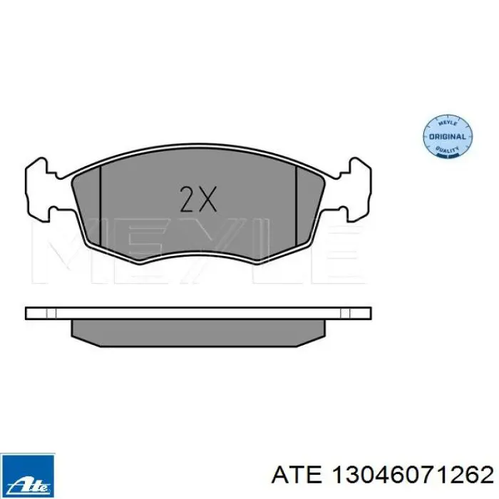 Передні тормозні колодки 13046071262 ATE