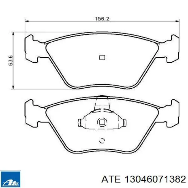 Гальмівні колодки ATE 13046071382 ціна, від 33.13 USD