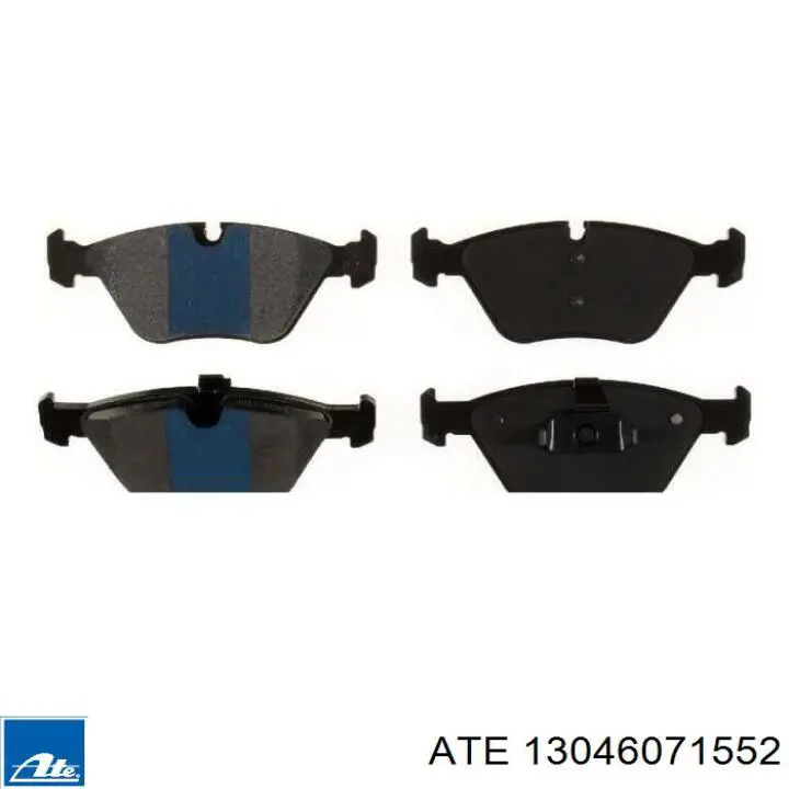 Гальмівні колодки ATE 13046071552 ціна, від 61.44 USD