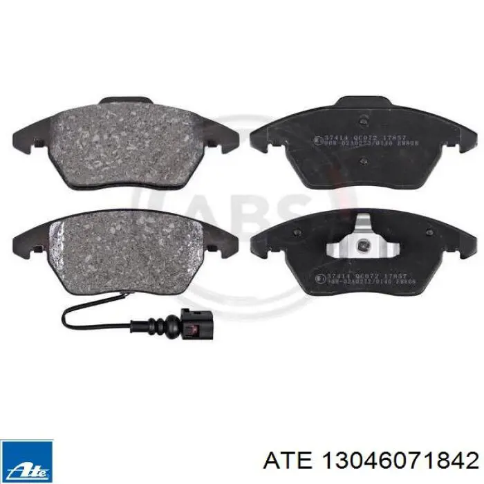 Гальмівні колодки ATE 13046071842 ціна, від 53.70 USD