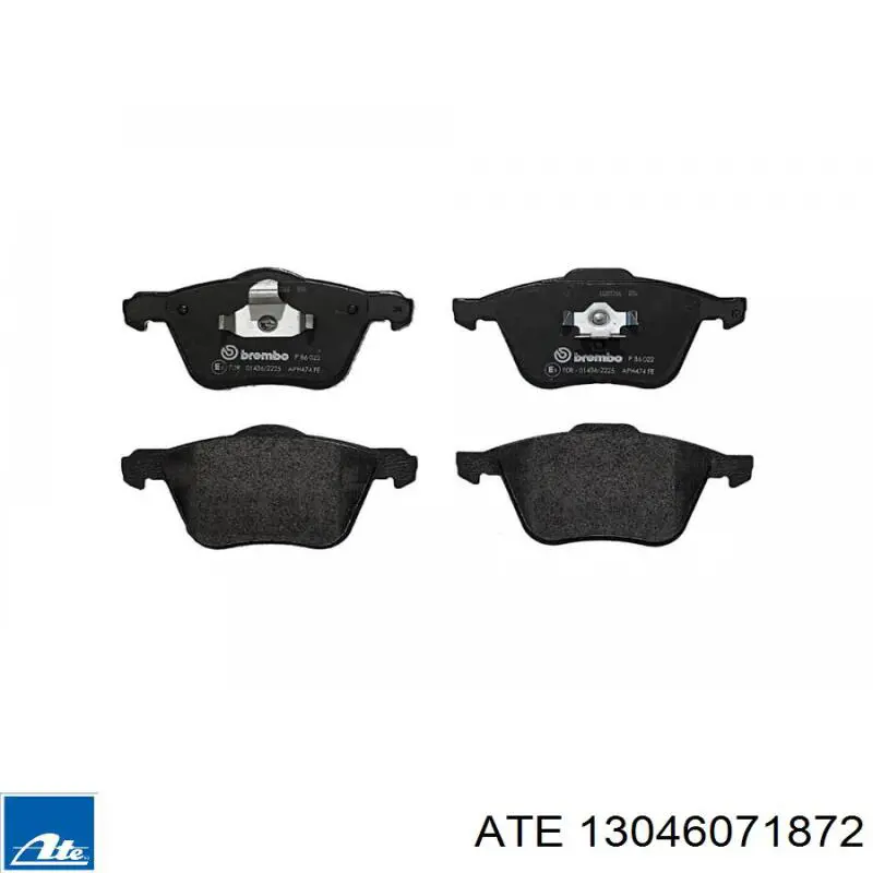Гальмівні колодки ATE 13046071872 ціна, від 42.79 USD