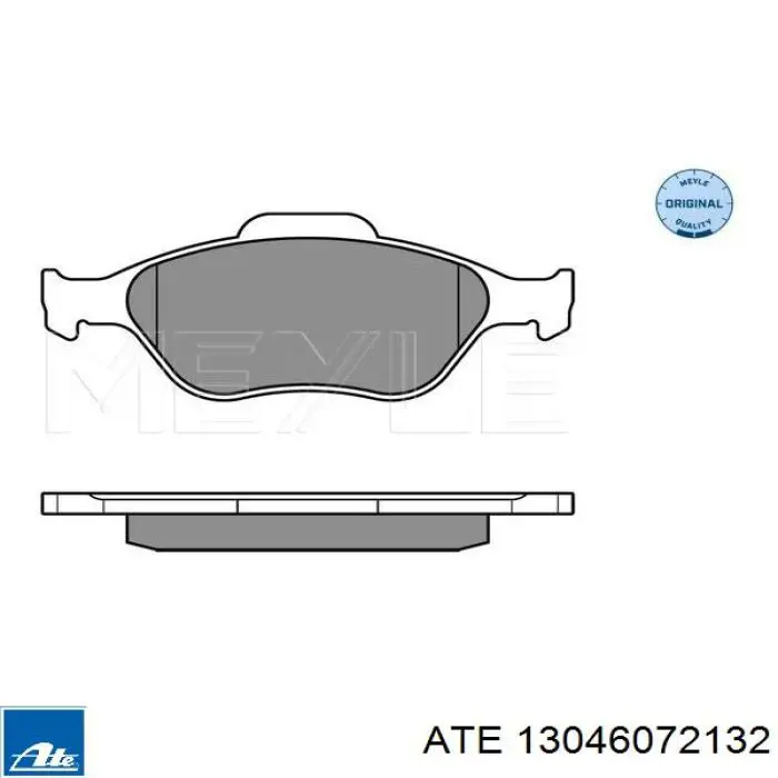 Гальмівні колодки ATE 13046072132 ціна, від 30.43 USD