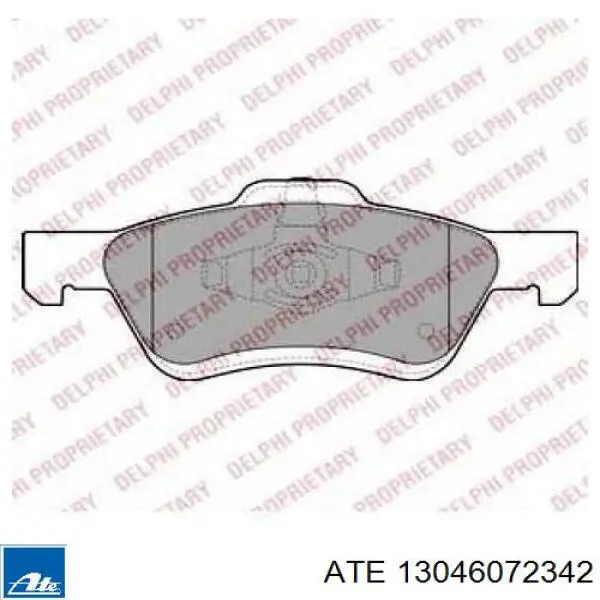 Гальмівні колодки ATE 13046072342 ціна, від 36.71 USD