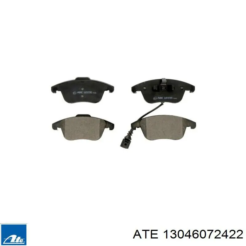 Гальмівні колодки ATE 13046072422 ціна, від 71.52 USD